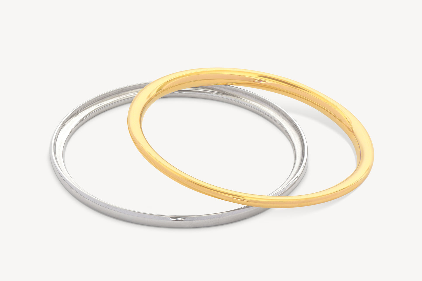 OOOBangles, Ying and Yang, Solid Cast Precious Metal Bangel, Bracelet, Jewellery Gold, Sterling Silver, 18ct Gold, 18ct Yellow Gold, 18ct Red Gold, 18ct White Gold