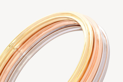 OOOBangles, Perennial Flowers, Solid Cast Precious Metal Bangel, Bracelet, Jewellery Gold, Sterling Silver, 18ct Gold, 18ct Yellow Gold, 18ct Red Gold, 18ct White Gold