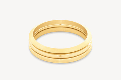 OOOBangles, Timeless Trilogy, Solid Cast Precious Metal Bangel, Bracelet, Jewellery Gold, Sterling Silver, 18ct Gold, 18ct Yellow Gold, 18ct Red Gold, 18ct White Gold